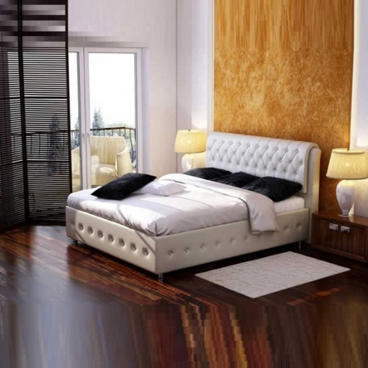 Кровать с мягким изголовьем КИ-110